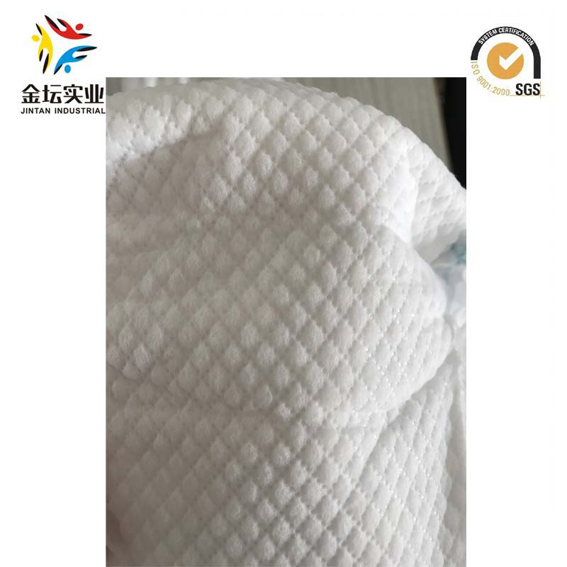 Wholesale 3D Embossing Rhombus Dot Double Layer Hydrophilic Hot Air Hydrophilic Nonwoven for Diaper/Sanitary Napkins (YS-03)